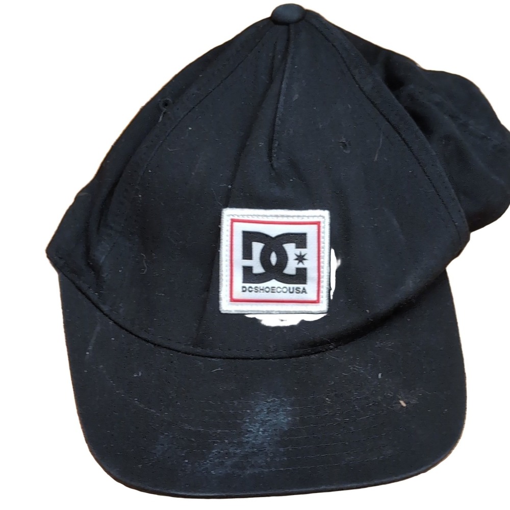 DC Shoes VC Vest UP Black Men's Snapback Cap Adjustable Flatbill